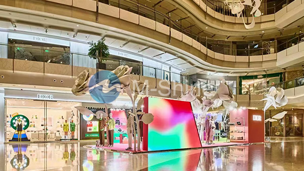 P3不規(guī)則LED顯示屏，迪奧專賣店，中國(guó)